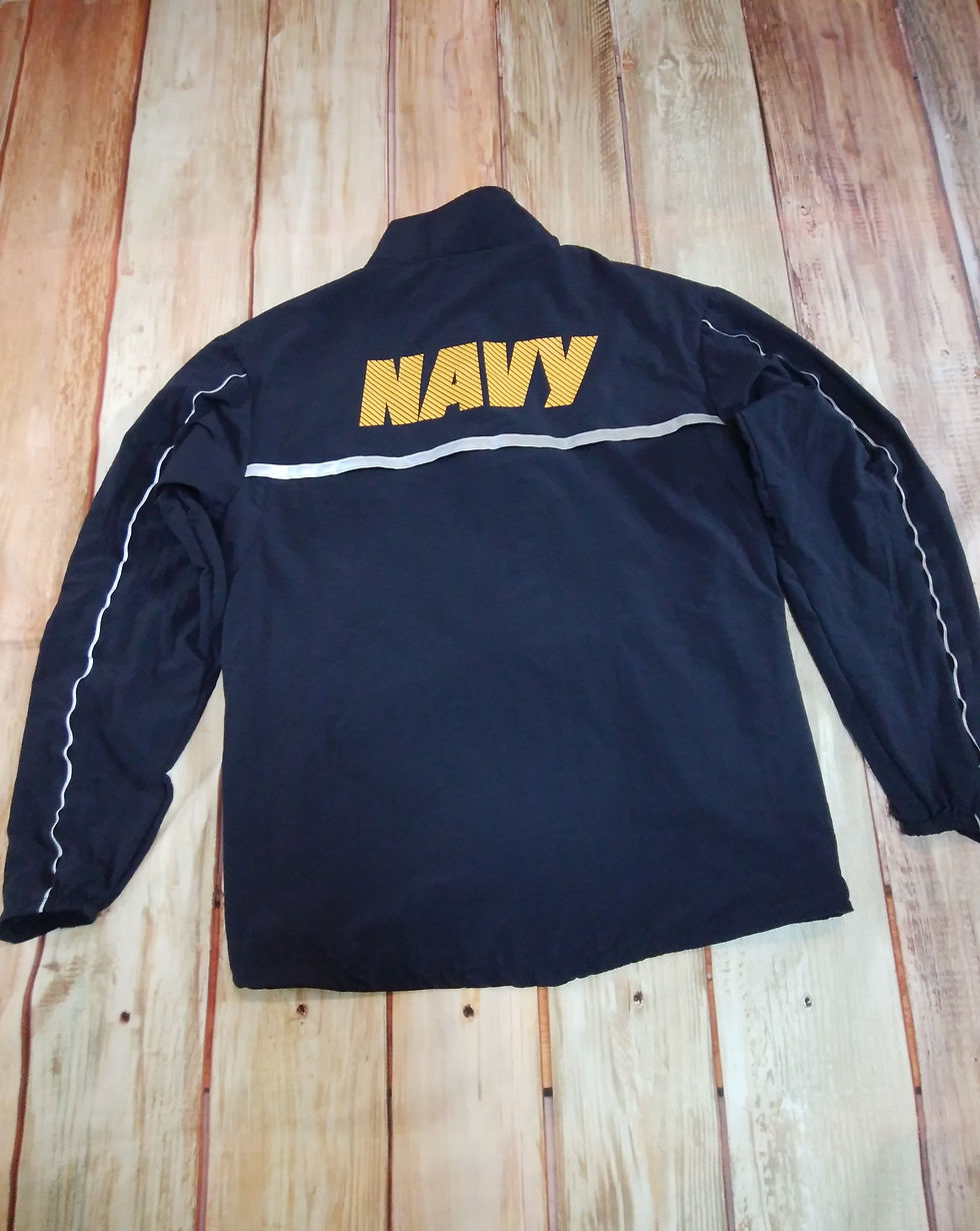 サムネイル： U.S.NAVY トレーニングジャケット  size S-L  2019年 USED【N654】