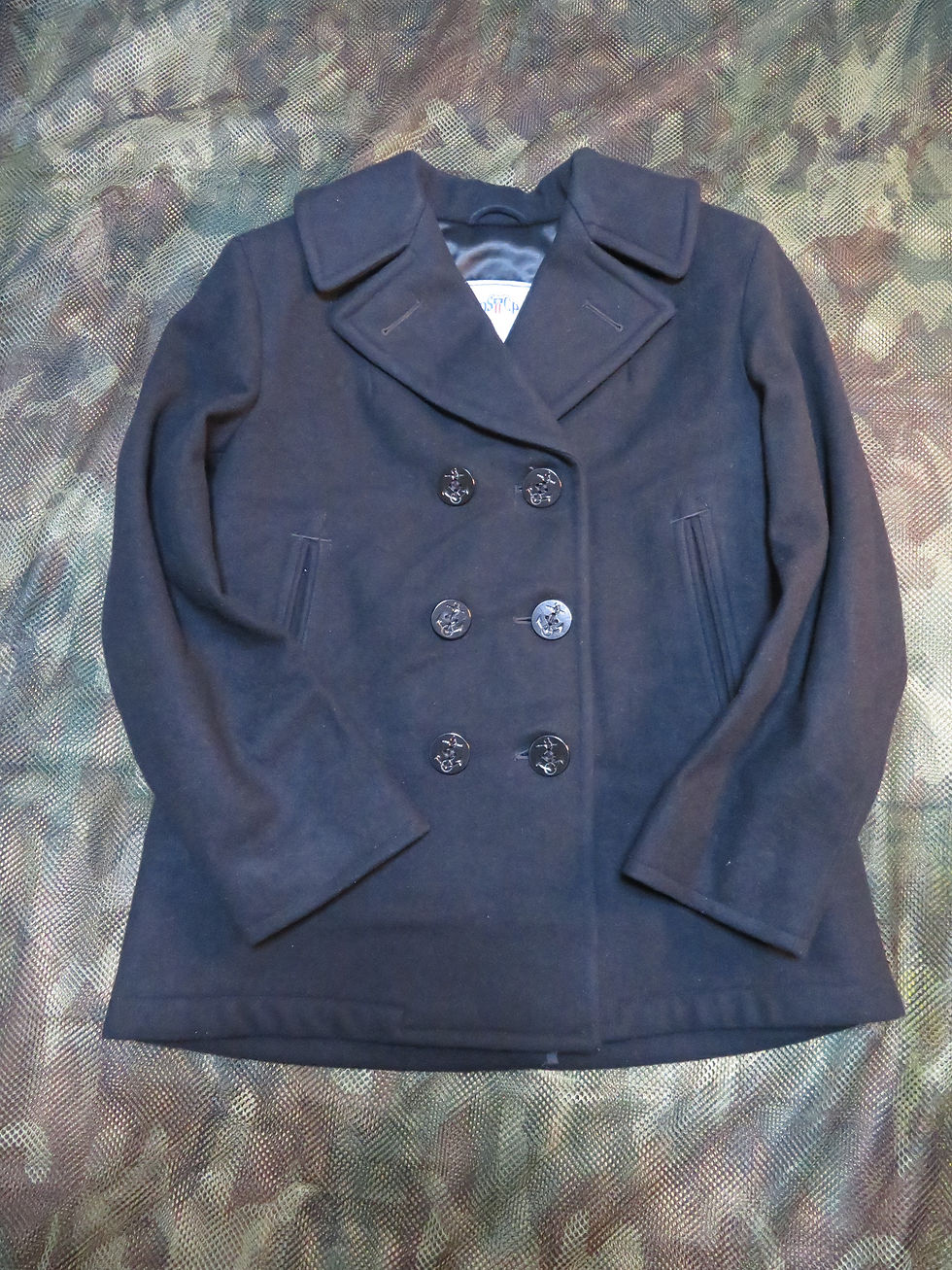 U.S.NAVY ピーコート 2010年 8-S USED【N084】