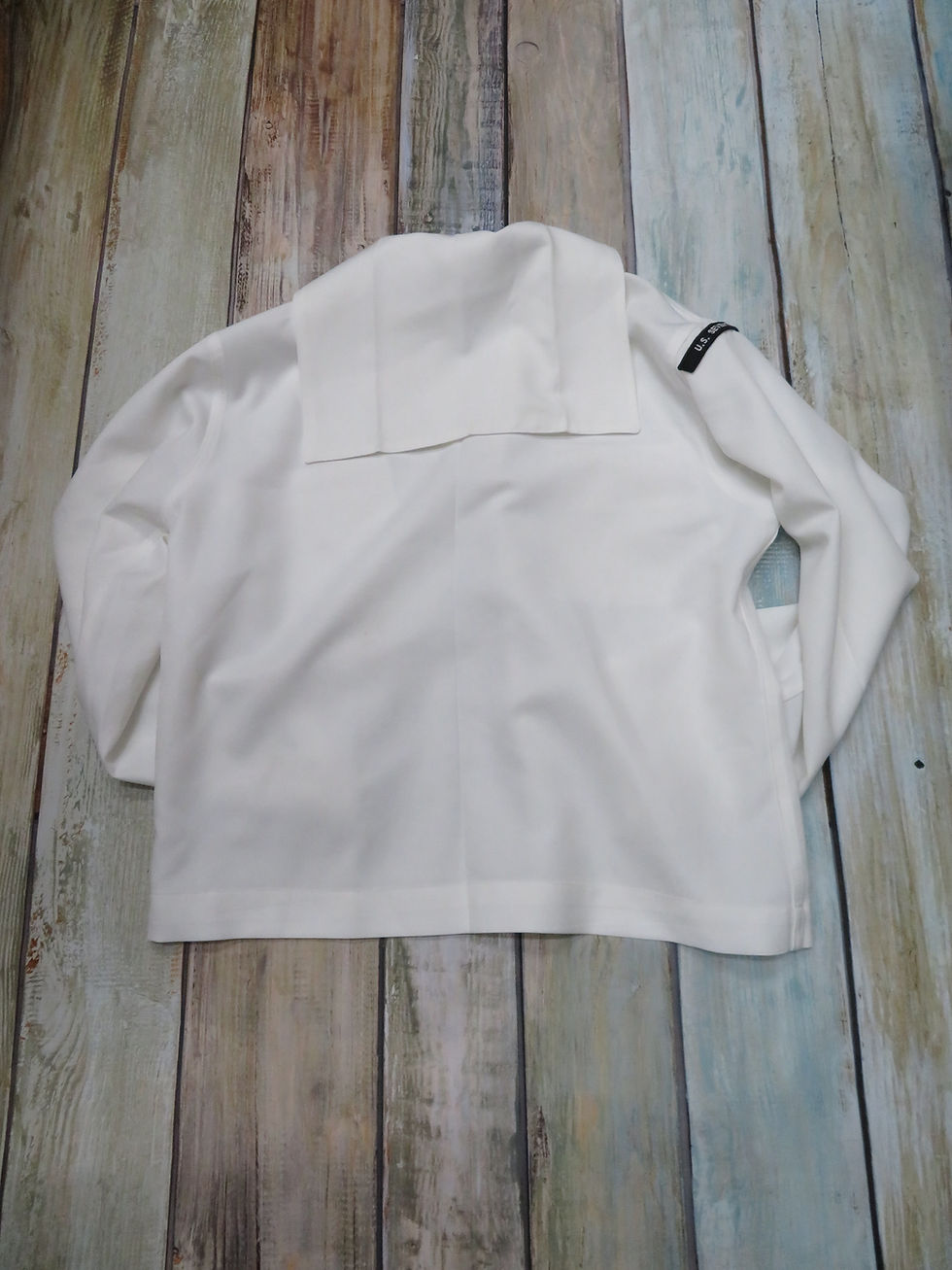 サムネイル： U.S.NAVY セーラー白  size48R  2011年  USED【N196】