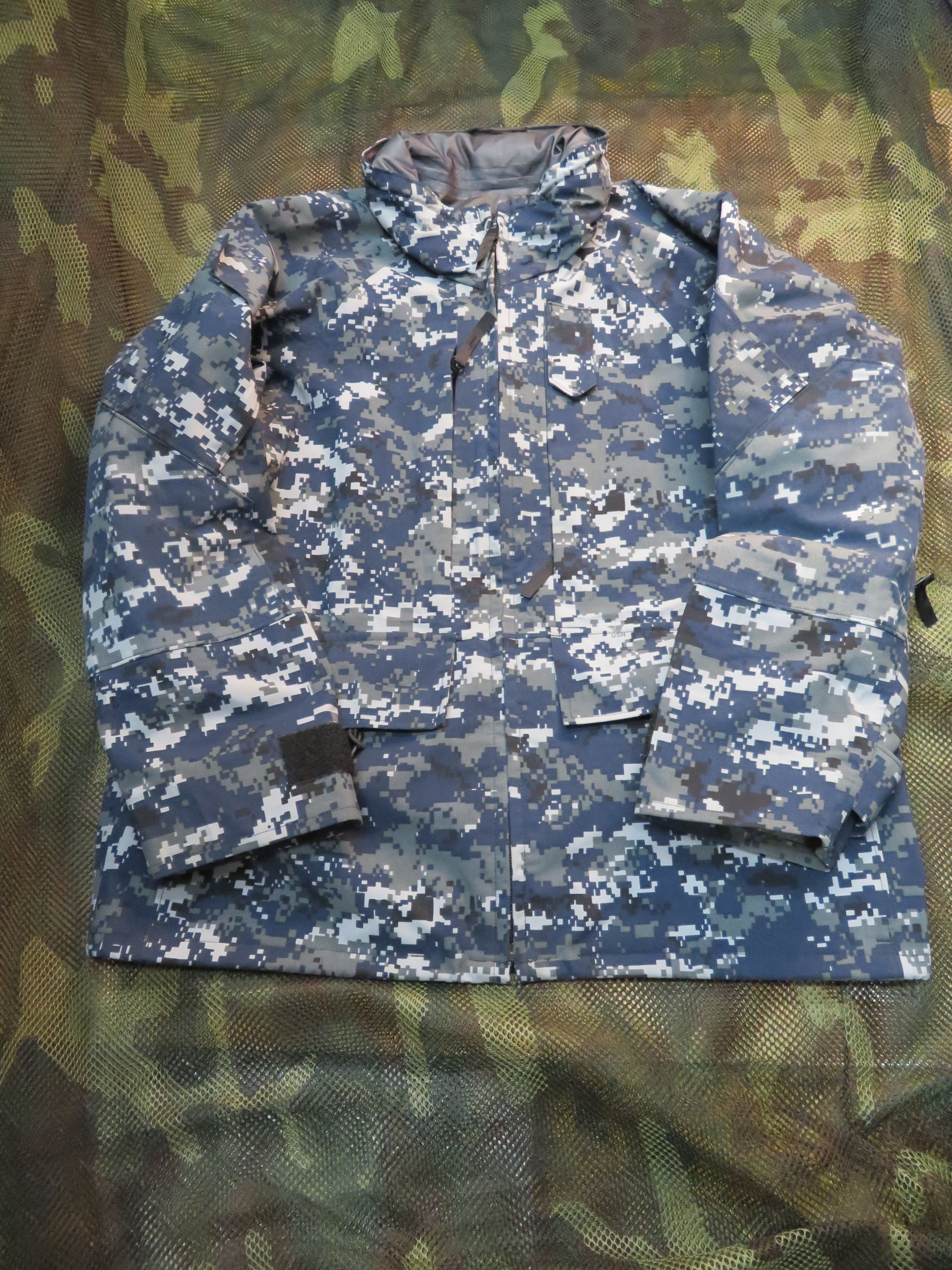 U.S.NAVY NWU TYPEⅠ ゴアテックスパーカー 2013年 S-XXS USED【NP0016】