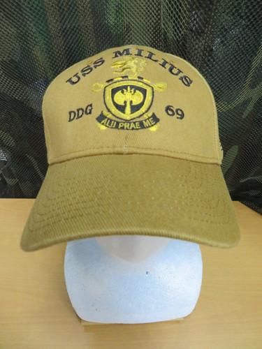 SNIPS USS MILIUS DDG-69 CAP 帽子 | 柿田商店 ミリタリーショップ