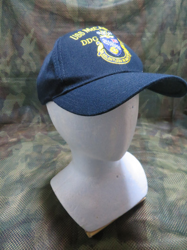 米海軍　イージス艦マッキャンベル　帽子 米軍実物 U.S.NAVY CAP 帽子 | 柿田商店 ミリタリーショップ