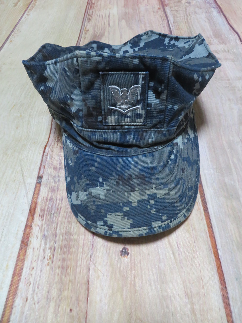 サムネイル： U.S.NAVY NWU TYPE Ⅰ CAP  size7 1/4  2007年 USED 【NC016】