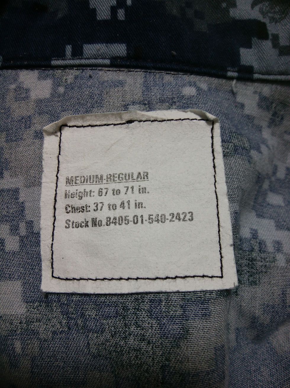 サムネイル： NWU TYPE Ⅰ ジャケット M-R 2007年  USED【NB248】