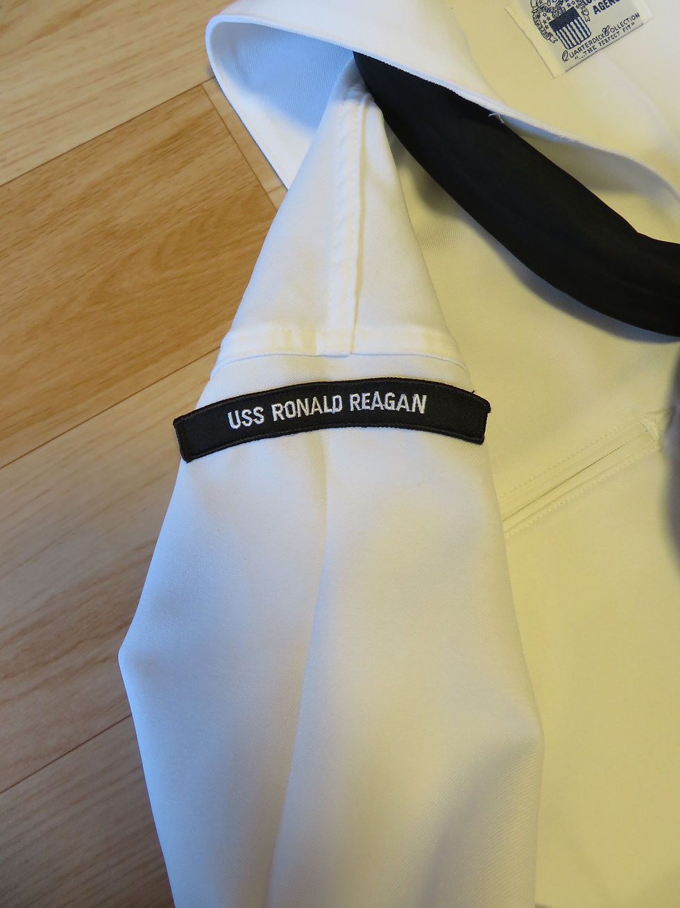 サムネイル： U.S.NAVY セーラー白 2011年 size42L USED【N021】