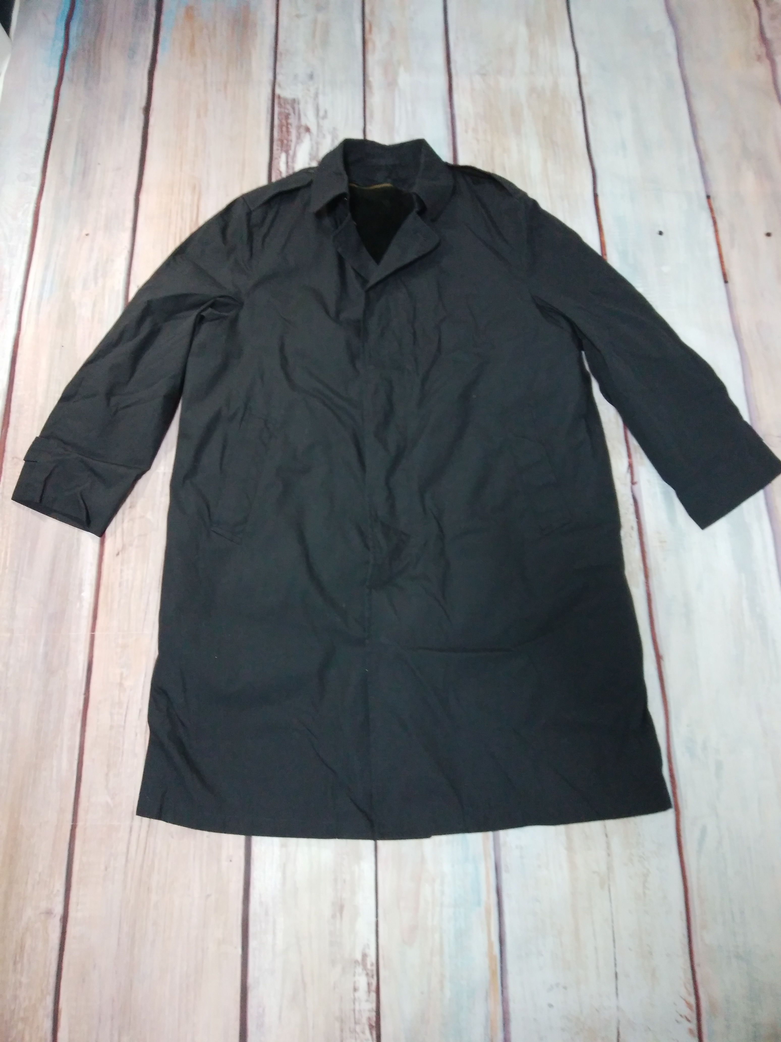 U.S.NAVY ステンカラーコート ライナー付き 42-R 1998年 USED【N532】