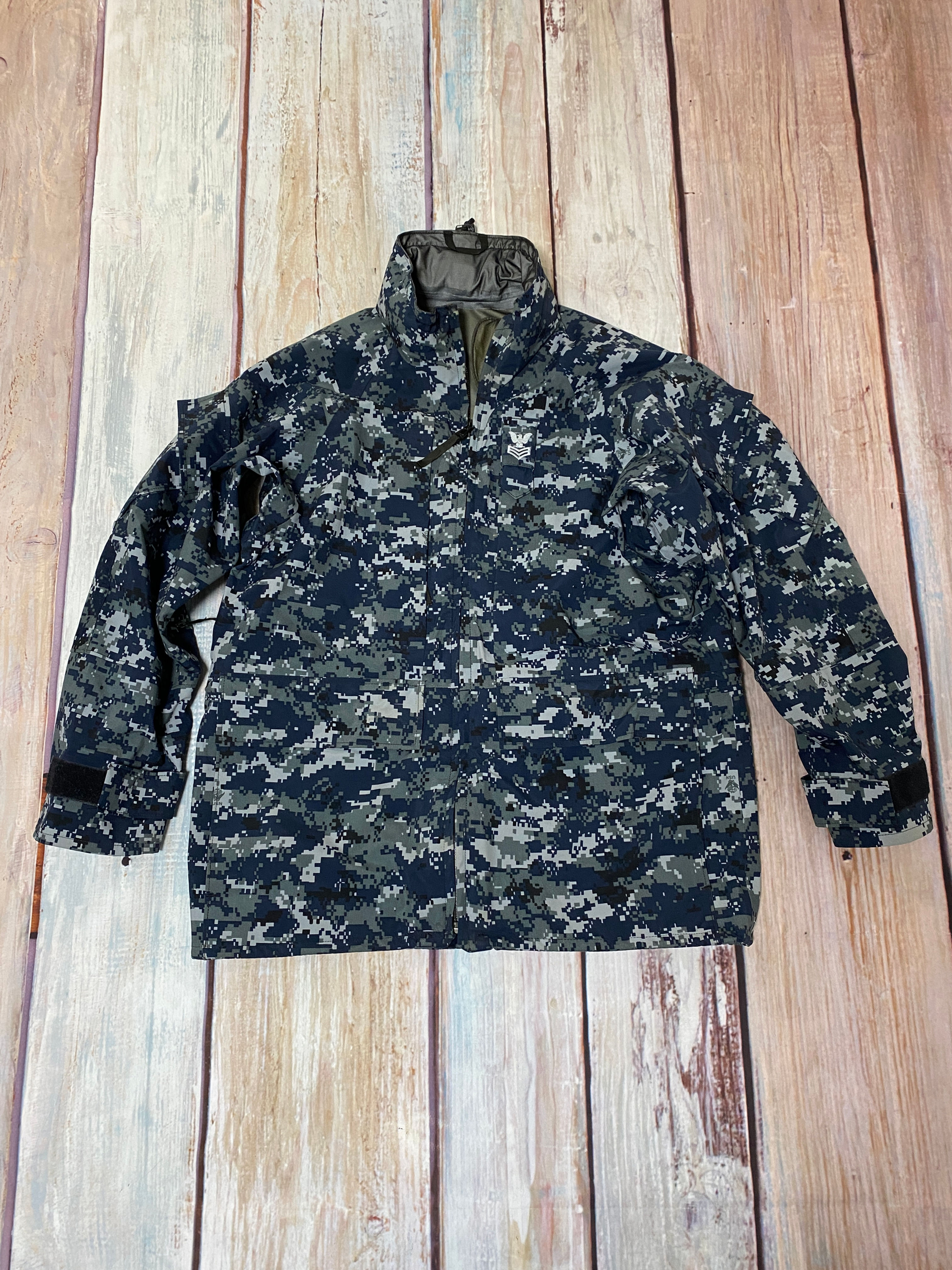 U.S.NAVY NWU TYPEⅠ ゴアテックスパーカー M-R 2008年 USED【NP078】
