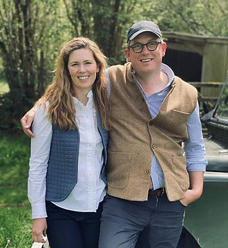 Owners of Old Brook Farm, Tom and Victoria