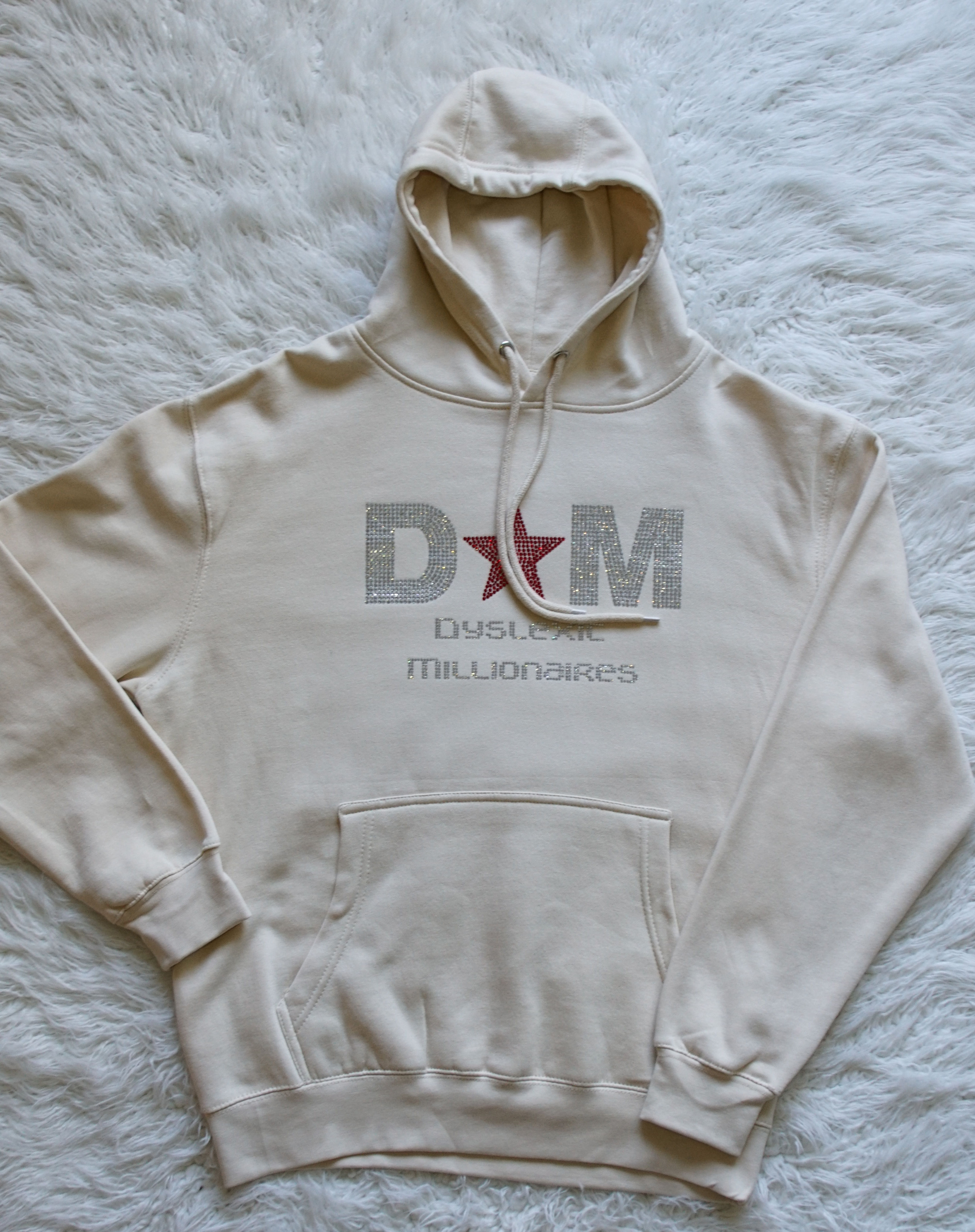 Cream DM Hoodie