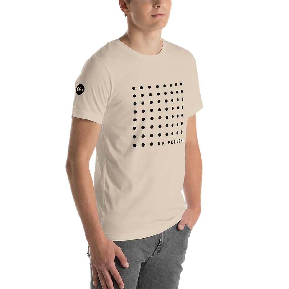 Thumbnail: Short-Sleeve Unisex T-Shirt "59 Perlen"