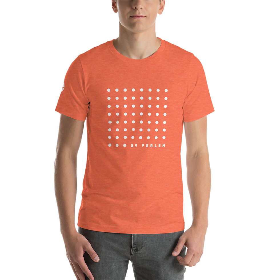 Thumbnail: Short-Sleeve Unisex T-Shirt "59 Perlen"