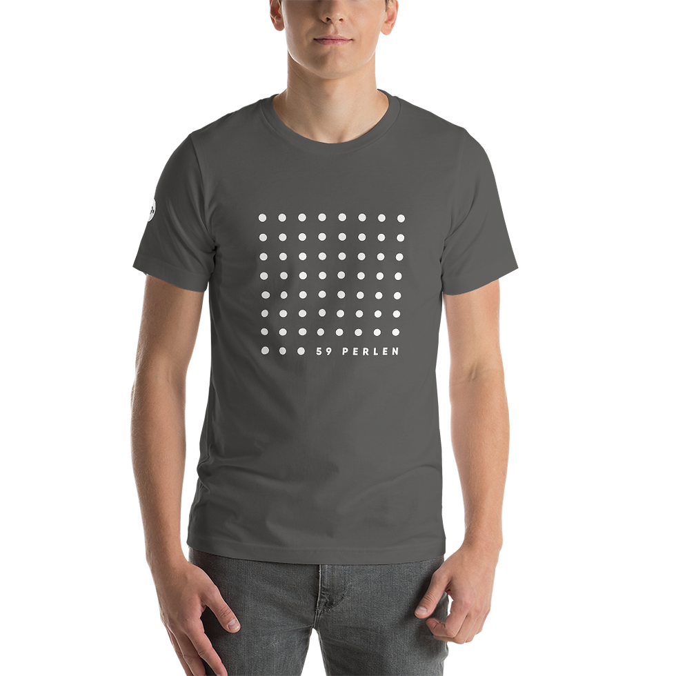 Thumbnail: Short-Sleeve Unisex T-Shirt "59 Perlen"