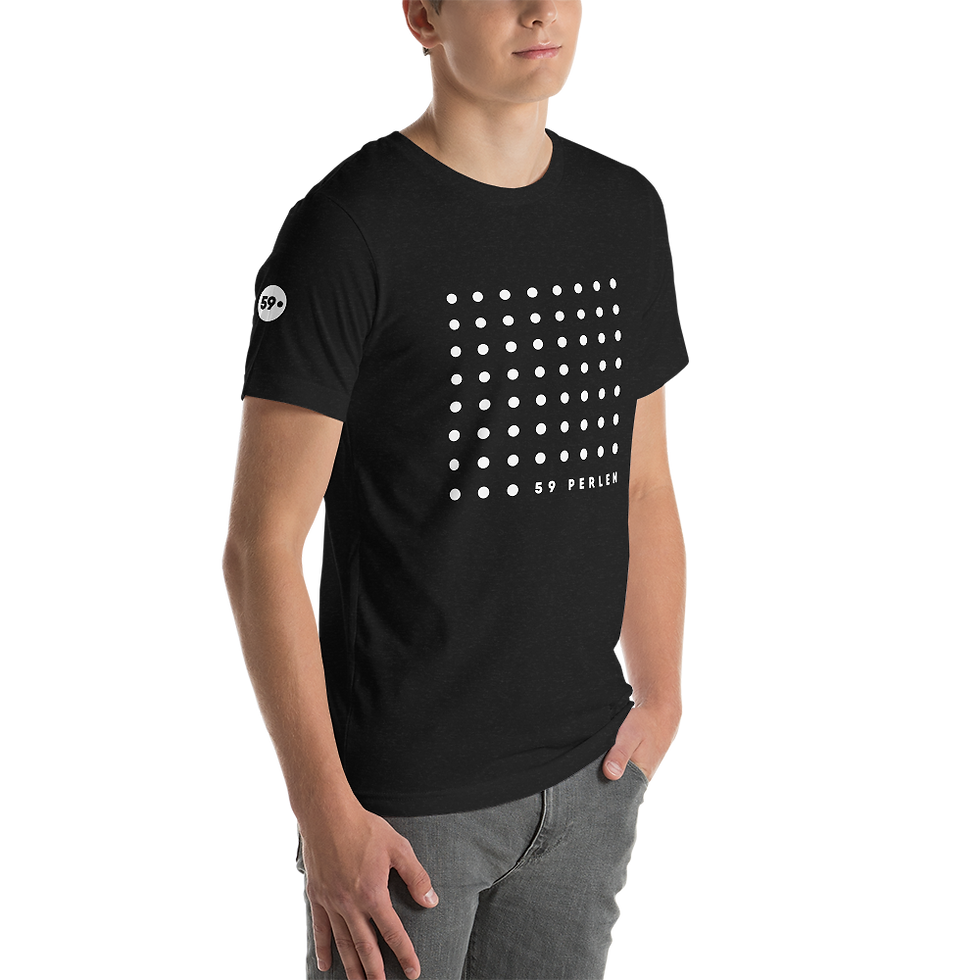 Thumbnail: Short-Sleeve Unisex T-Shirt "59 Perlen"