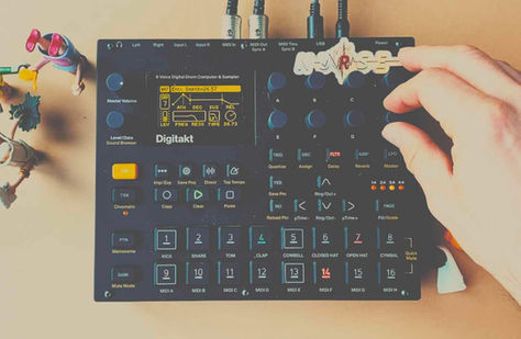 Digitakt Minimal Synthjam with Homemade Samplepack