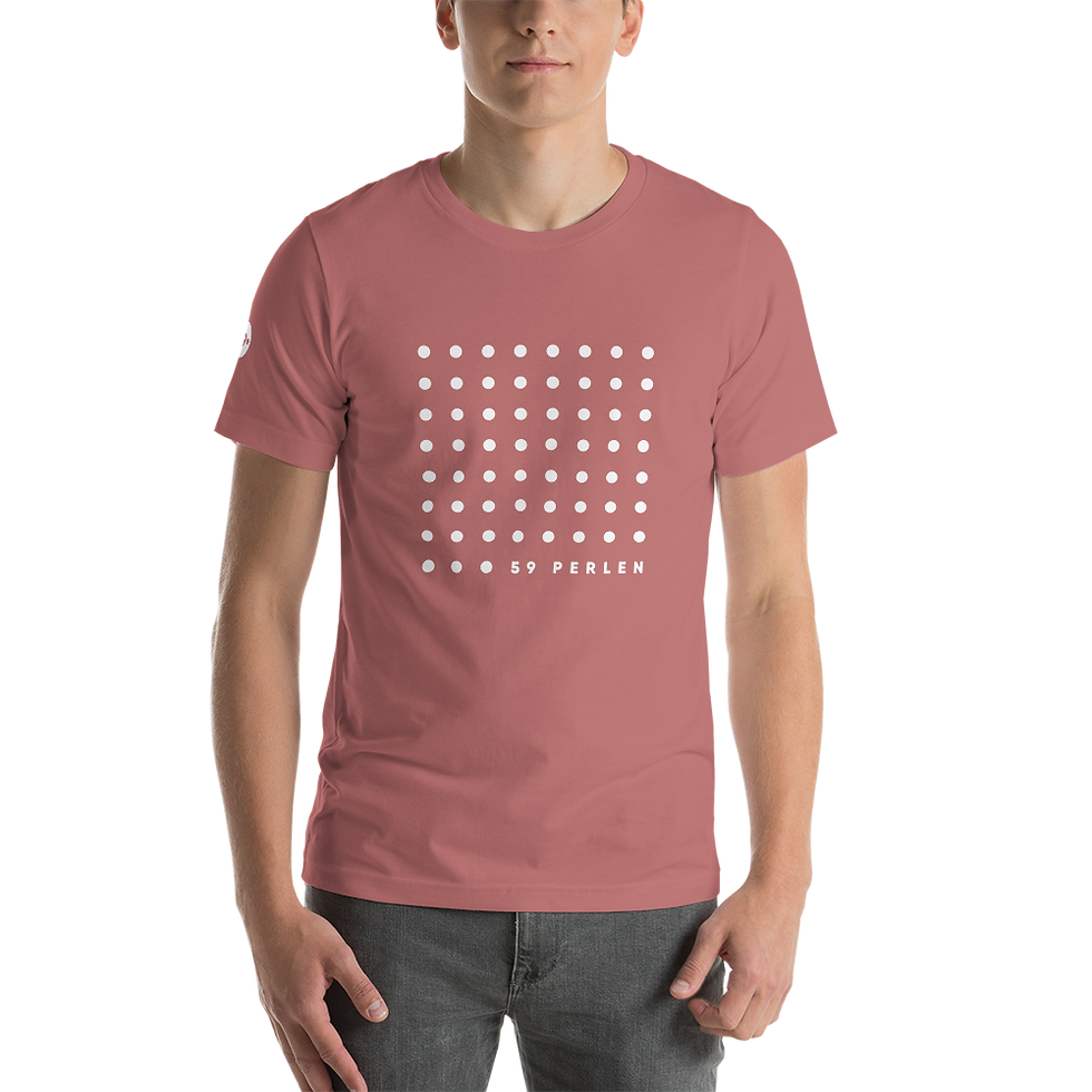 Thumbnail: Short-Sleeve Unisex T-Shirt "59 Perlen"