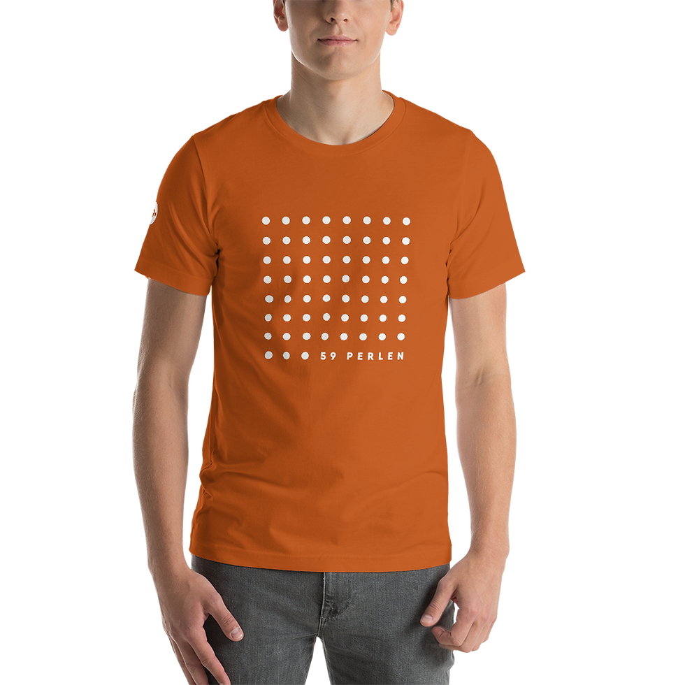 Thumbnail: Short-Sleeve Unisex T-Shirt "59 Perlen"
