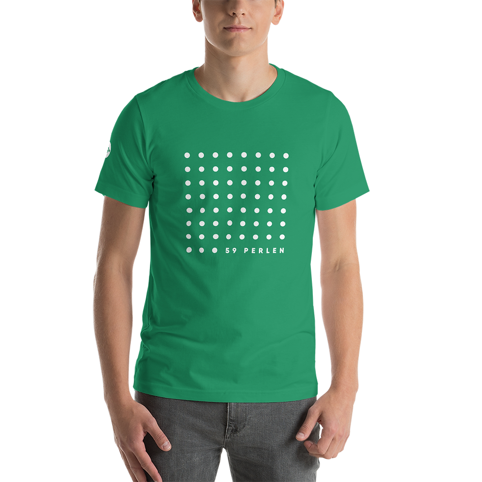 Thumbnail: Short-Sleeve Unisex T-Shirt "59 Perlen"