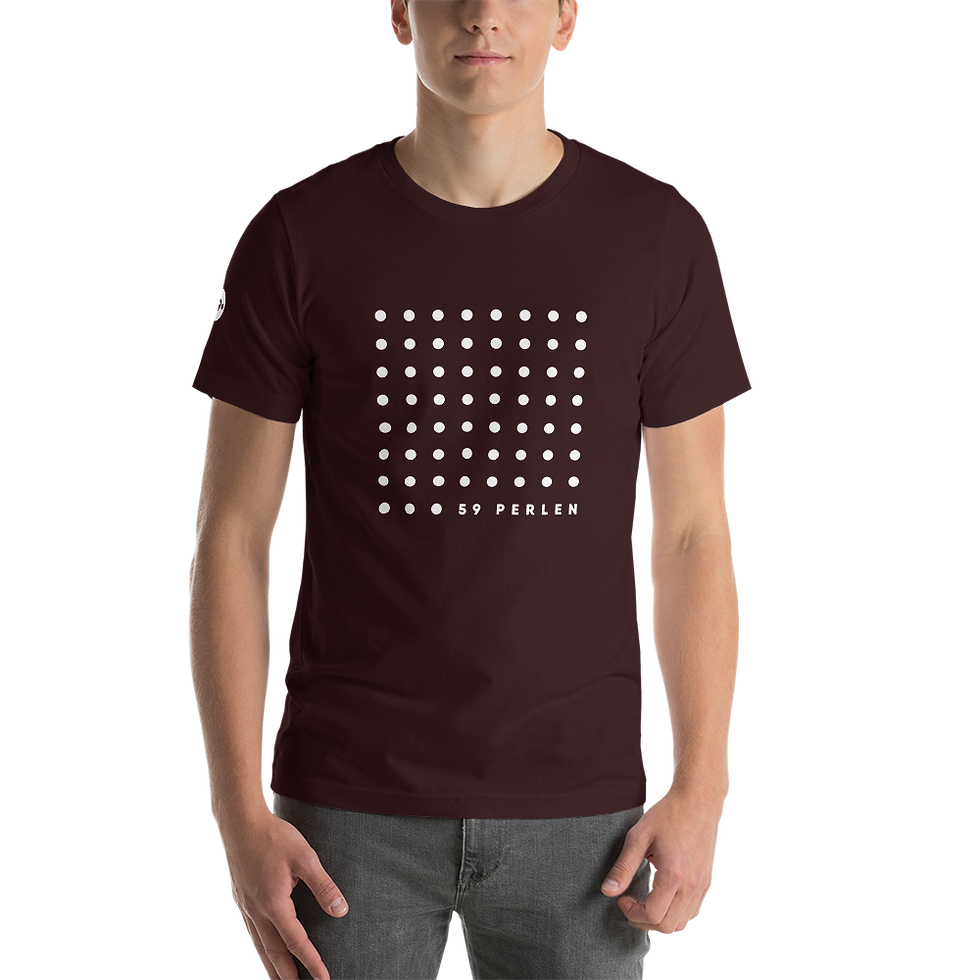Thumbnail: Short-Sleeve Unisex T-Shirt "59 Perlen"