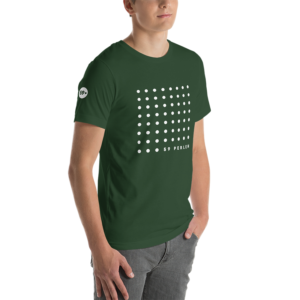 Thumbnail: Short-Sleeve Unisex T-Shirt "59 Perlen"