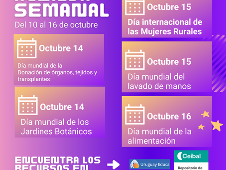 Recursos útiles para octubre