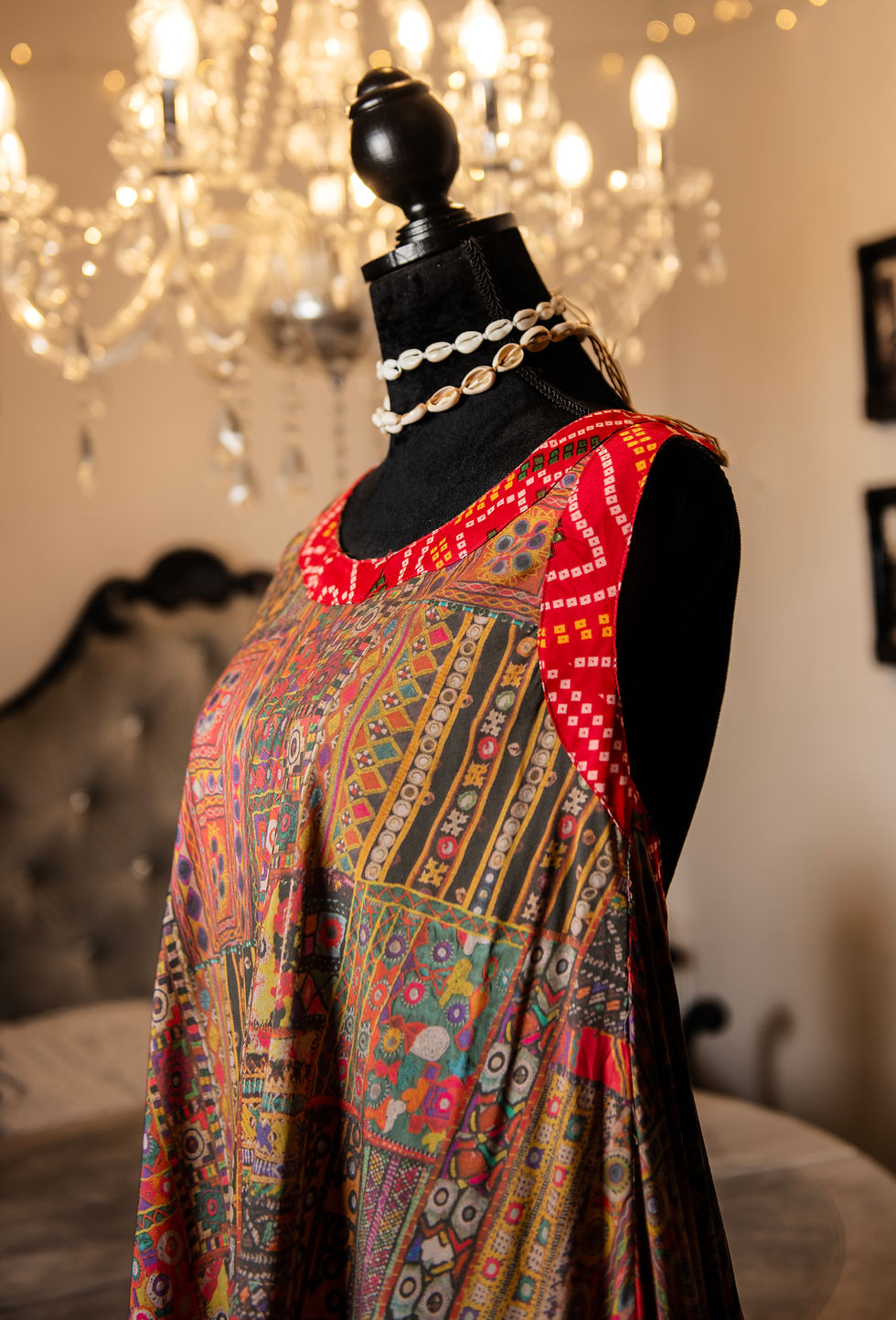 Thumbnail: Long Halterneck Dress