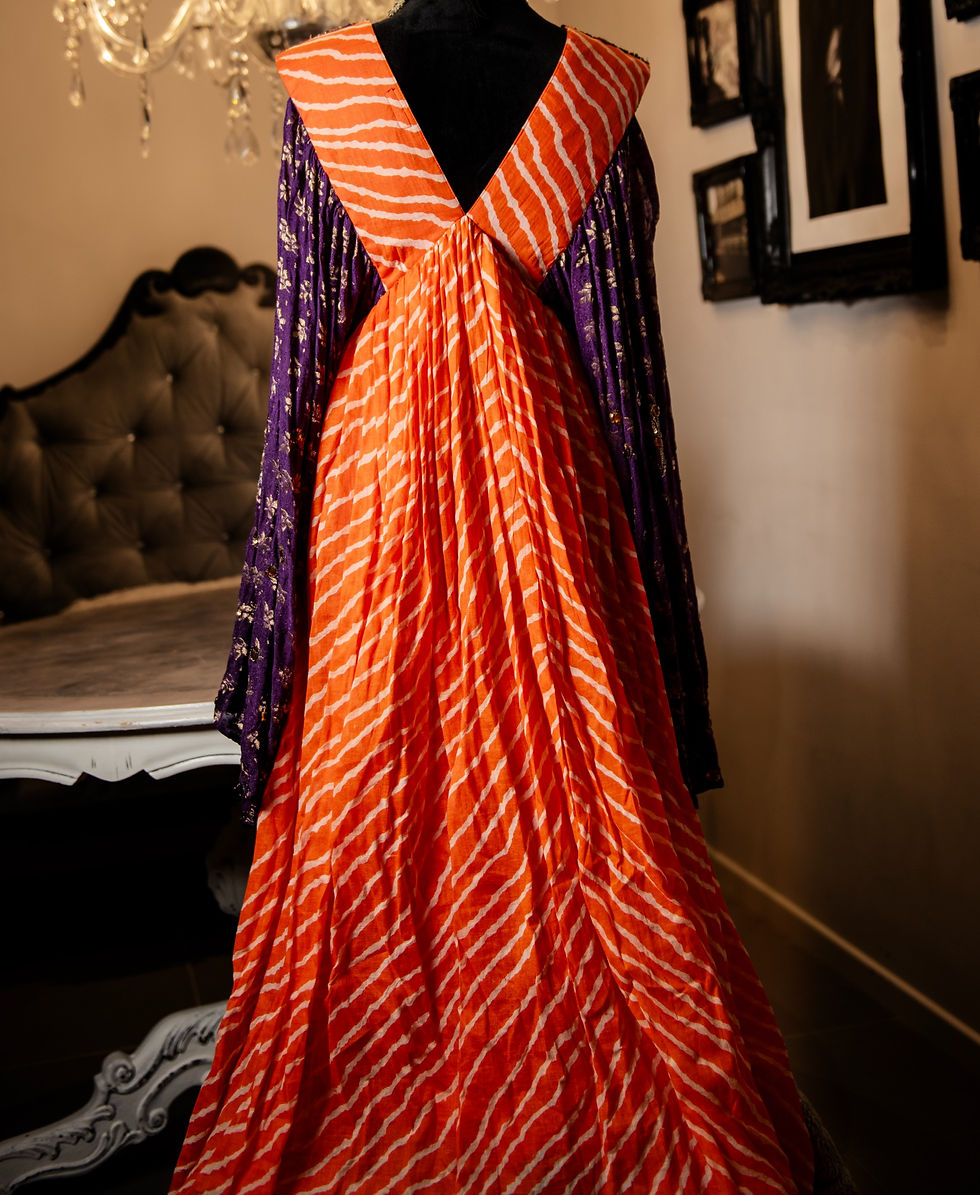 Thumbnail: Orange Boho Dress