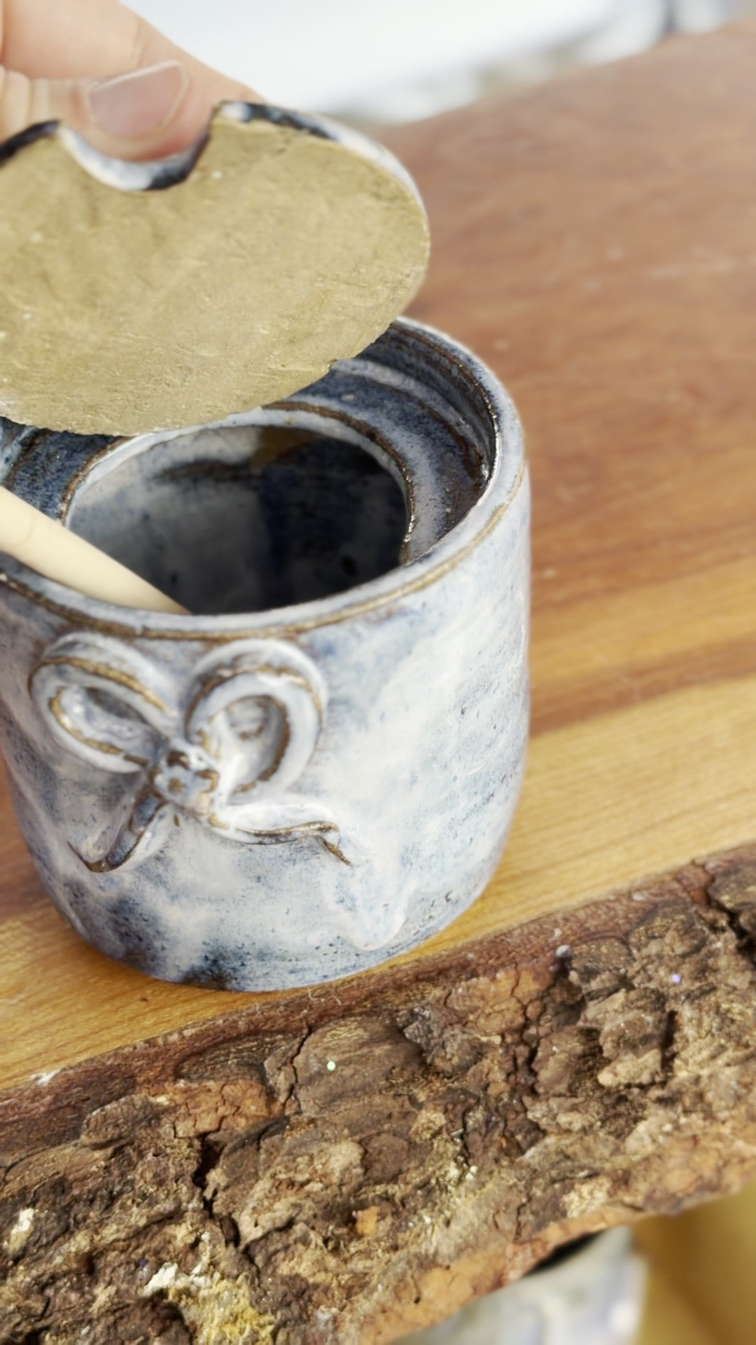 Bow Honey Jar 