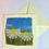 Thumbnail: Handmade Felt Blank Card White Daisies