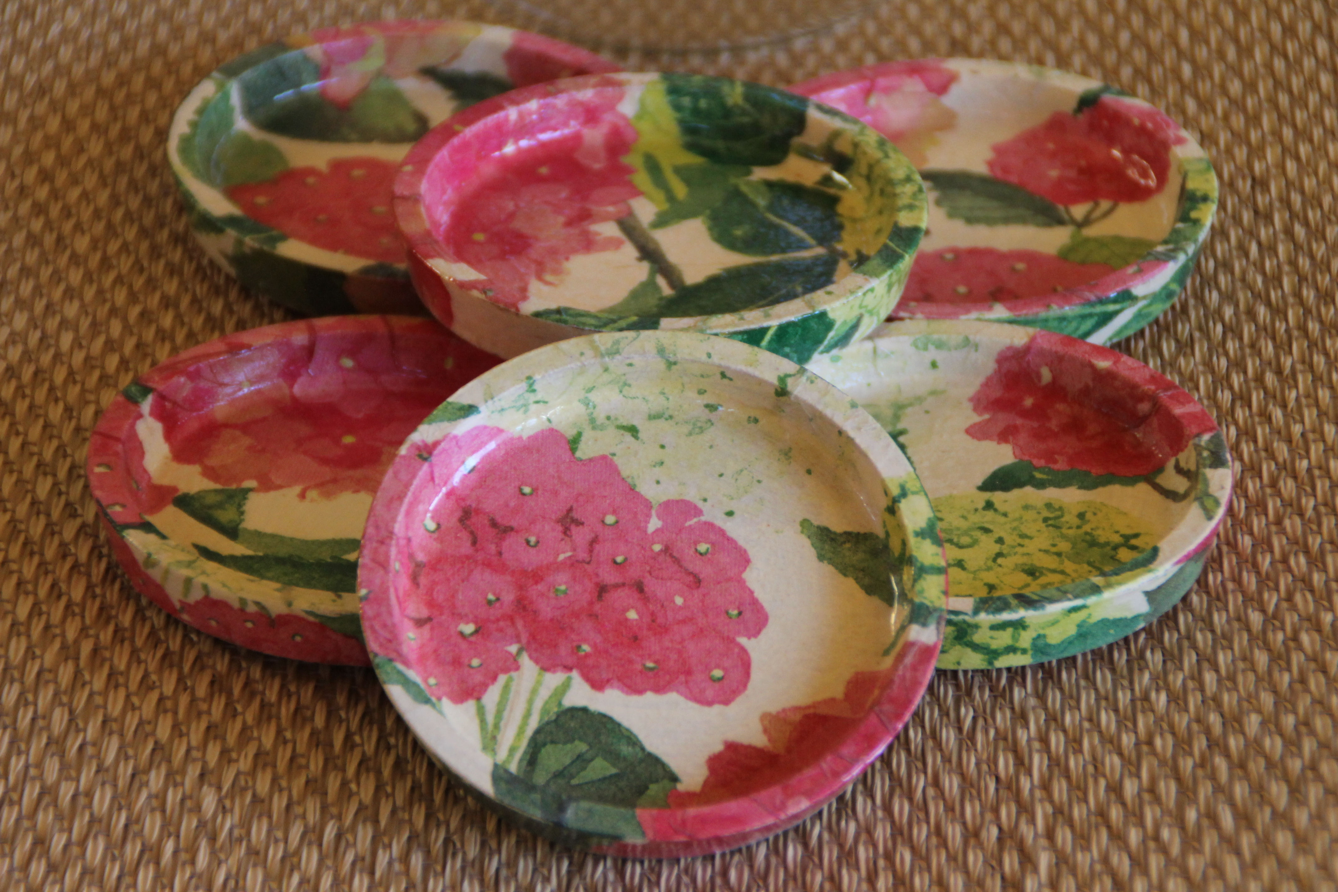 POSAVASOS HORTENSIAS