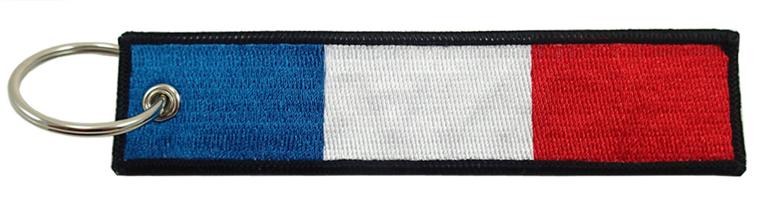 Key Chain, Embroidered, FRANCE