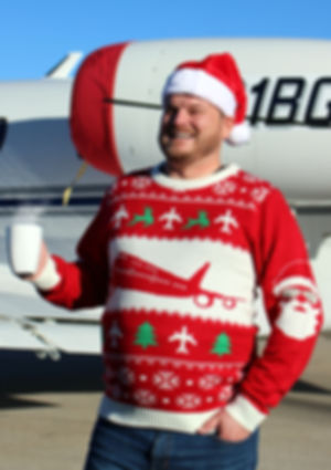 Ugly Christmas Sweater - "Cleared For Christmas"