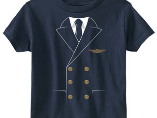 The Pilot Uniform Toddler Tee