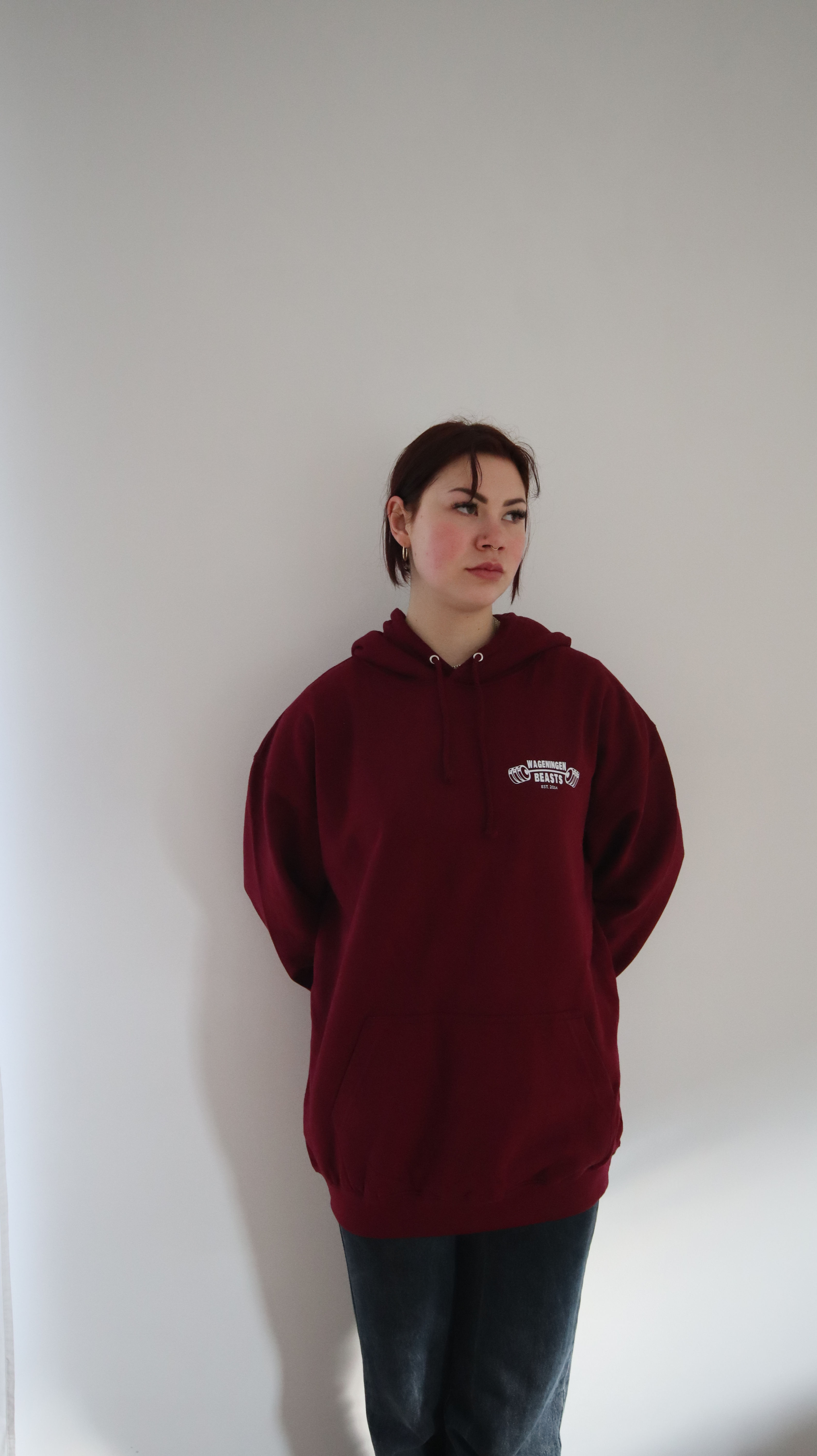 Beast Hoodie - Bordeaux Red