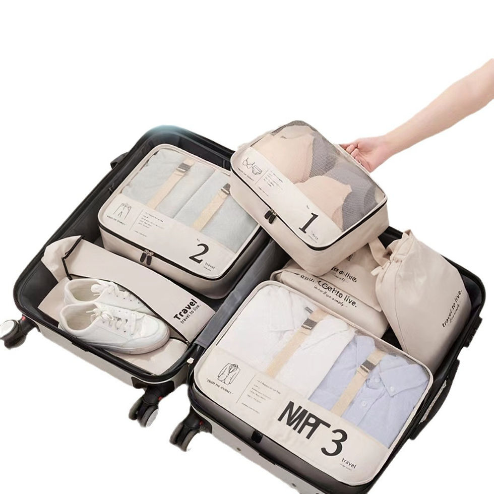 Thumbnail: Travel Storage Bag Seven-piece Luggage Clothing Organizing