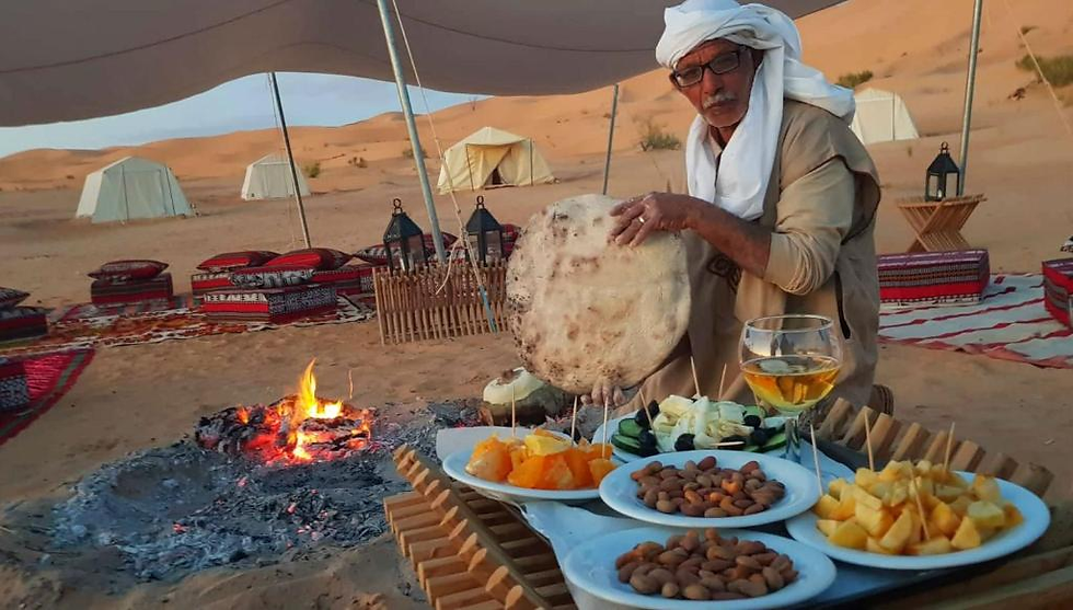 A Night in a Camp in Douz