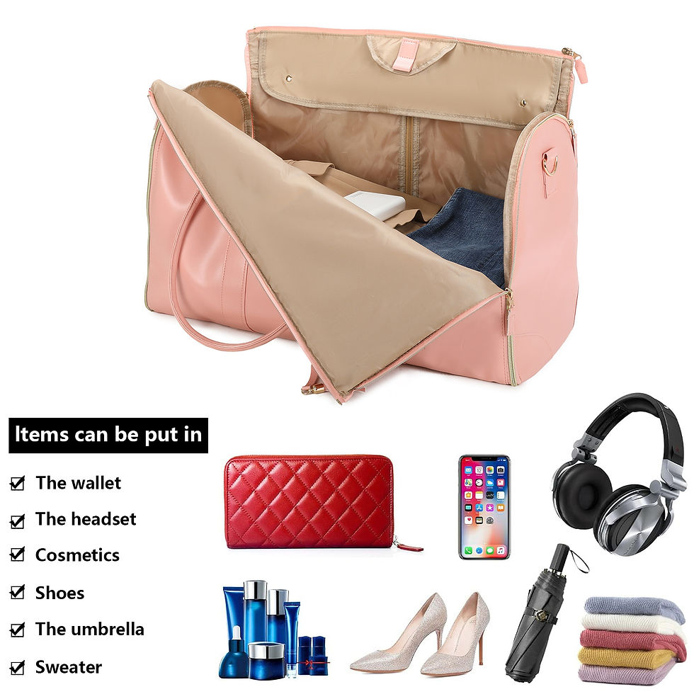 Thumbnail: Large Capacity Travel Portable Folding Duffel Bag