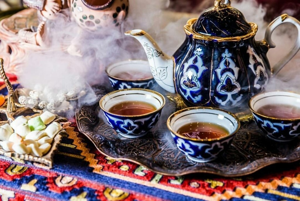 tea rituals in Uzbekistan