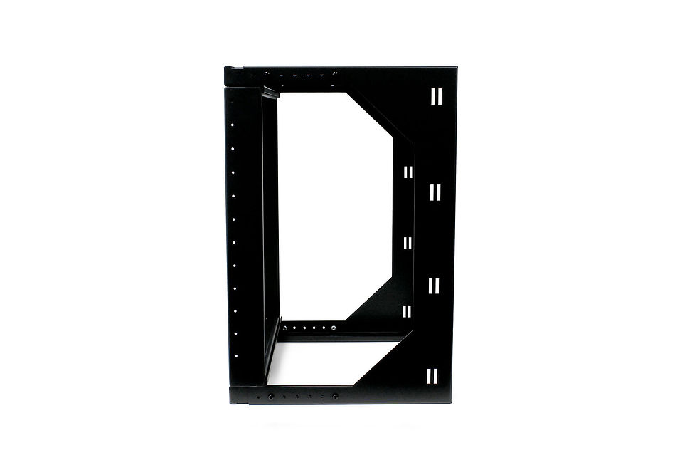 MAINFRAME 12U ADJUSTABLE 18"-26" DUAL SWING RELAY RACK