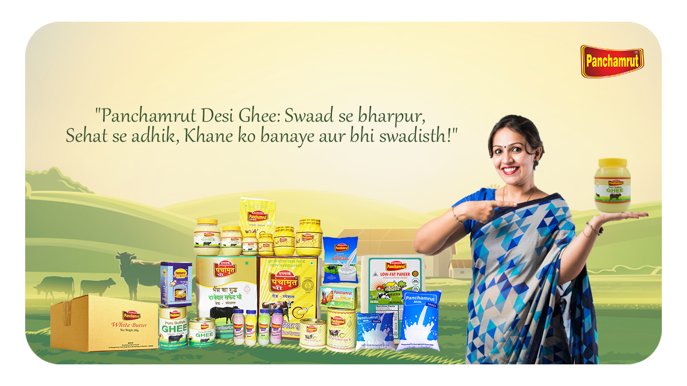 Buy Panchamrut 5 Litre Desi Buffalo Ghee Immunity Booster and 100