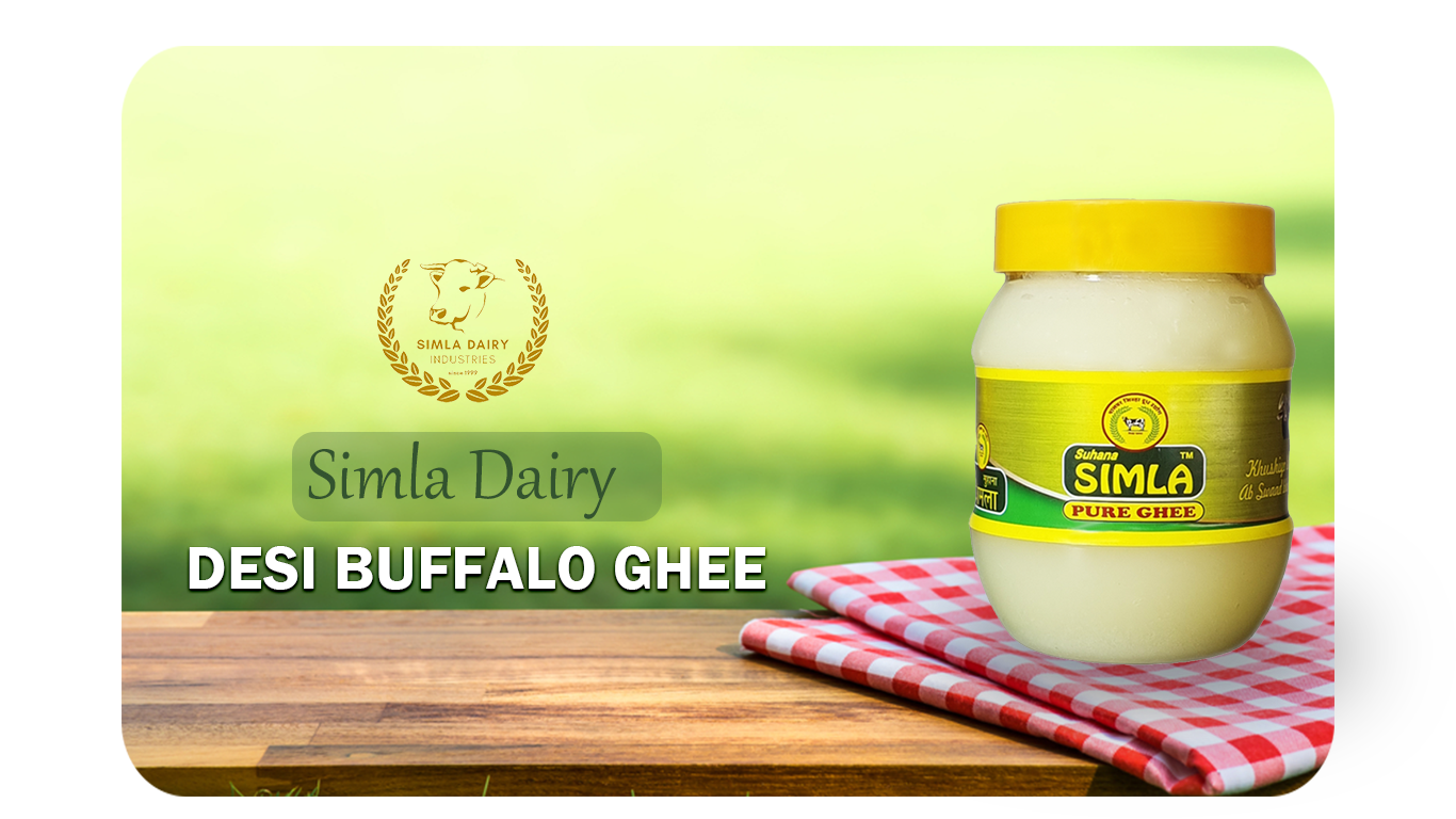 Buy Suhana Simla Premium 500ml Danedar Buffalo Ghee Pure Buffalo Ghee (PACK OF 6) Online at
