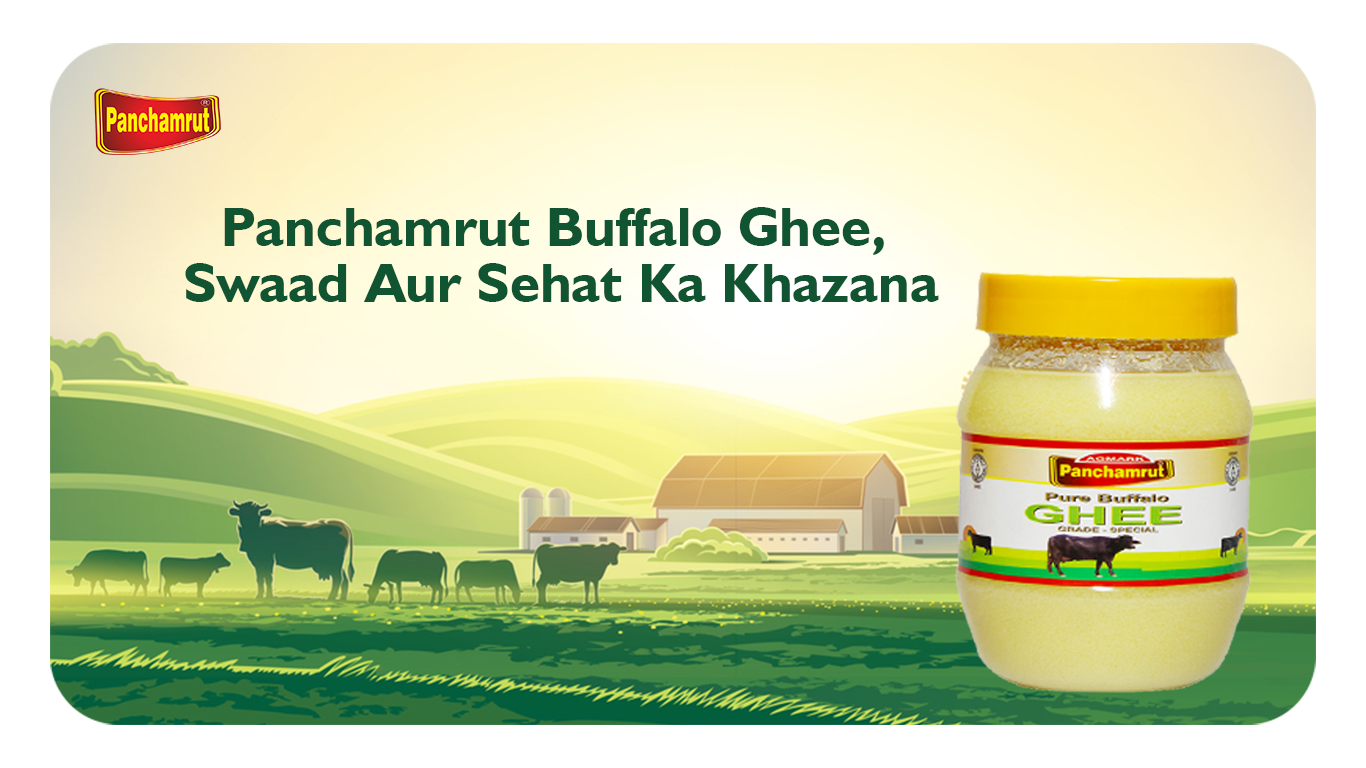 Panchamrut 500ML Desi Buffalo Ghee AGMARK Buffalo Desi Ghee Pure Ghee