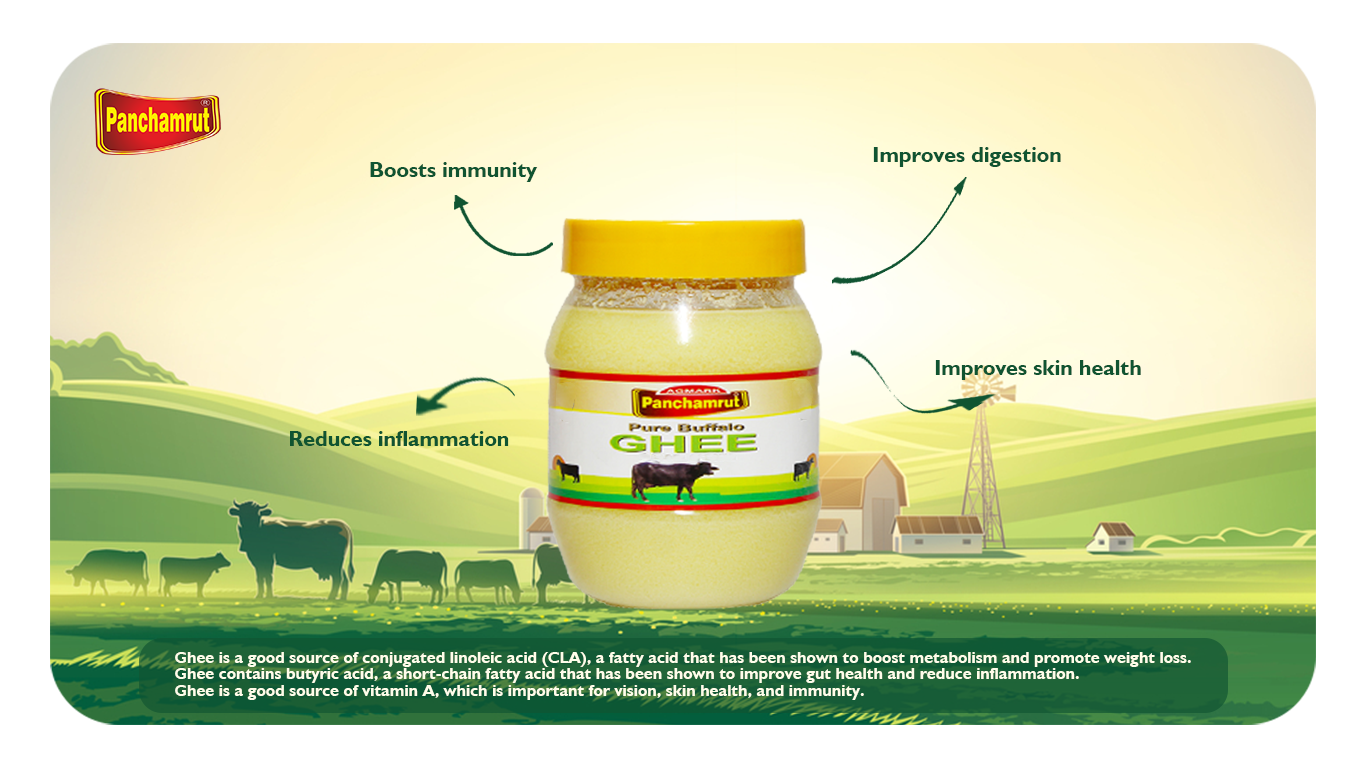 Buy Panchamrut 5 Litre Desi Buffalo Ghee Immunity Booster and 100