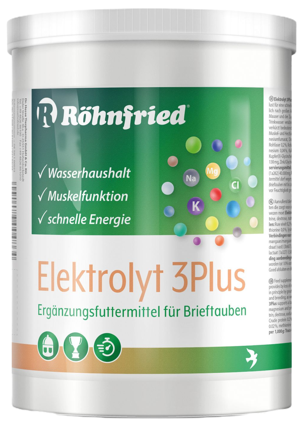 Électrolyte 3Plus 600g