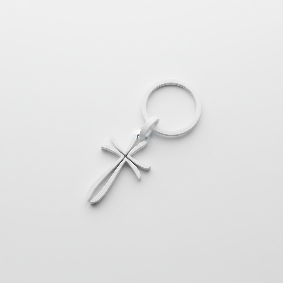 Faith Cross Keychain