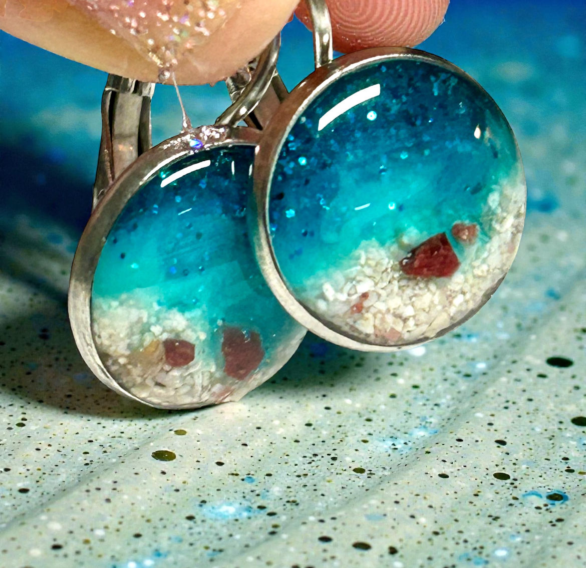 70• Mayan Riviera Lever-back earrings