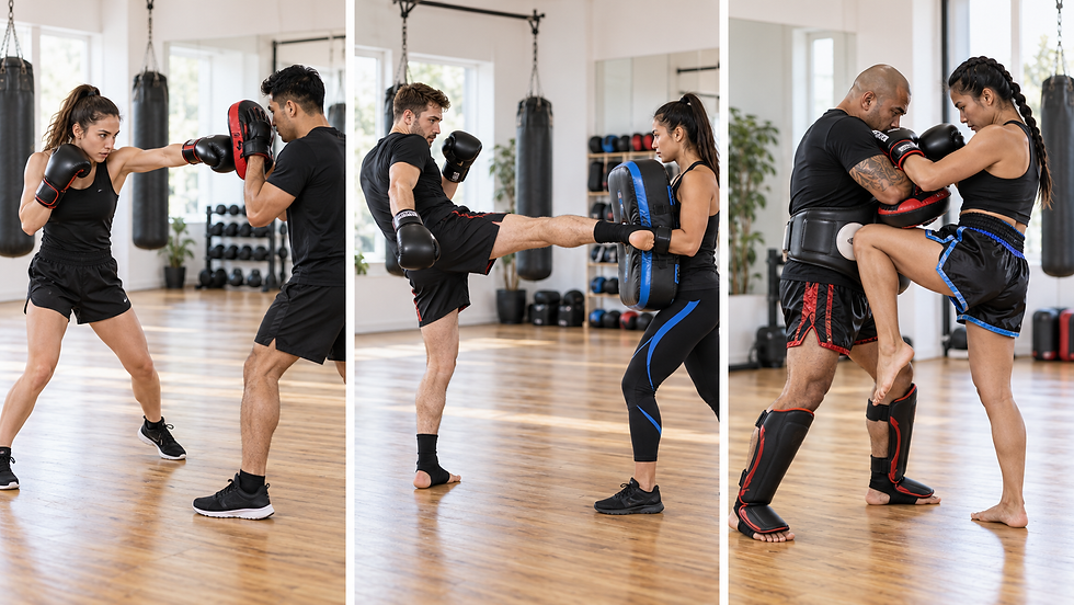 Boxing, kickboxing and Muay Thai training compared at Fuzion