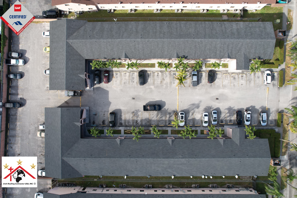 Commercial HOA Shingle Roof Project in Hialeah, FL 