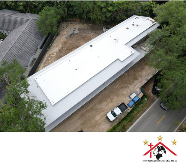 Commercial roofing project completed by Jireh Roofing Contractor USA, Inc. for an HOA, condominium, multi-family, or commercial property in South Florida.