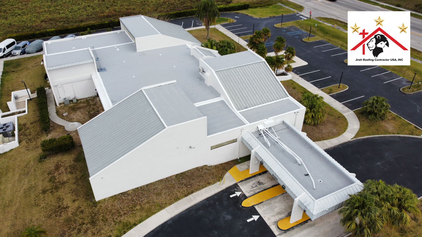 Commercial Re-Roof for HealthCare Facility in Homestead, FL 