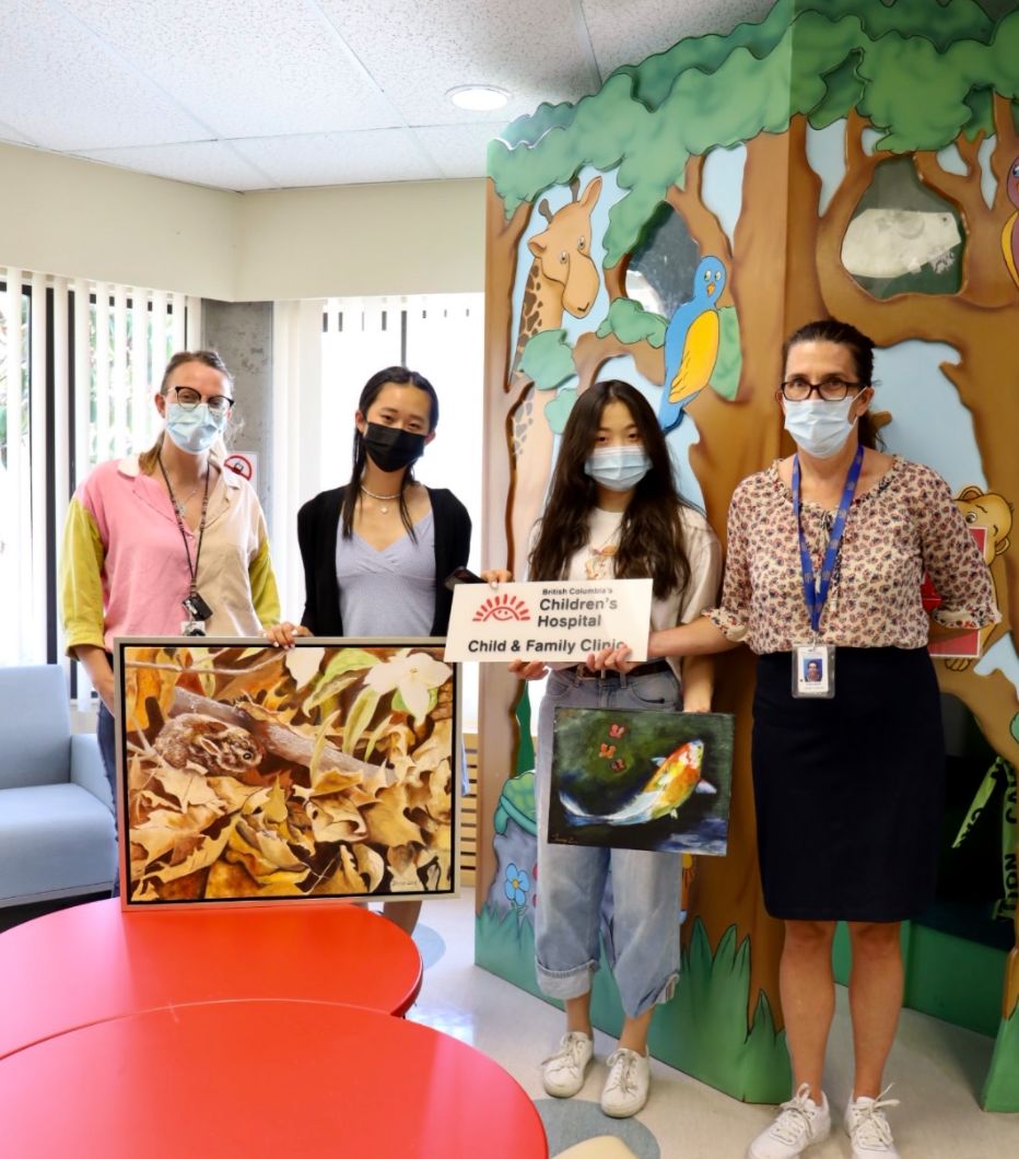 Jena Yue & Jenny Zou at BC Children's Hospital